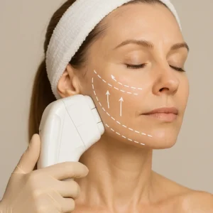 Woman having HI-FU to reduce wrinkles call LA LIPO Bradford Now!