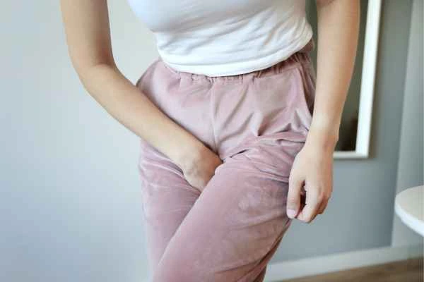 woman struggling with urine incontinence Bradford