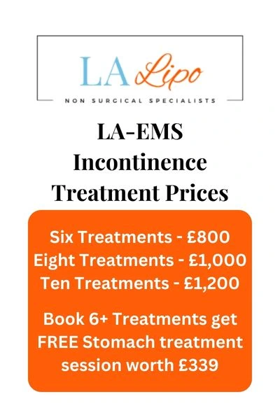 LA-EMS Incontinence Treatment Prices Bradford