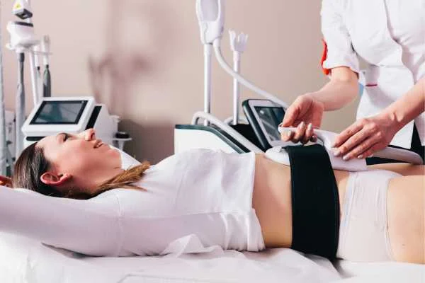 woman having body sculpting to help improve her body image and her mental health Bradford